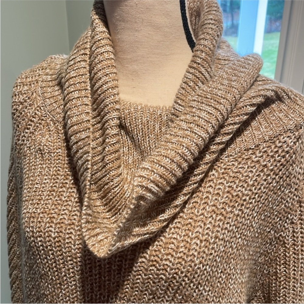 a new day Tan Cowl Neck Sweater